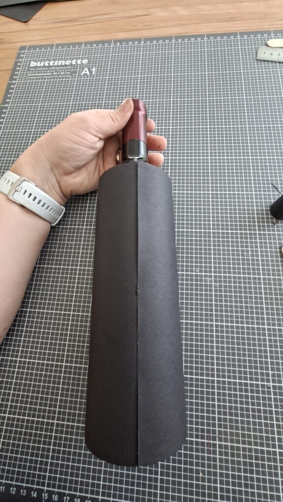 verpackte Weinflasche