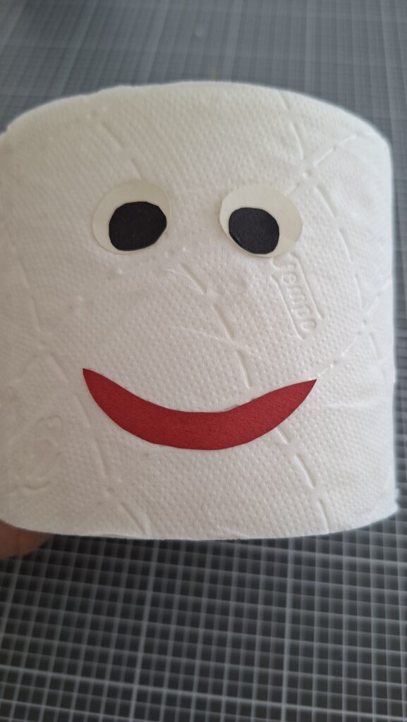 wc-rolle mit gesicht